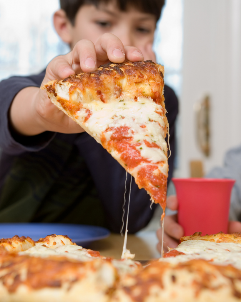 Festa di pizze per bambini