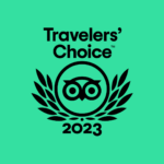 riconoscimento del premio travelers' choice 2023 di tripadvisor