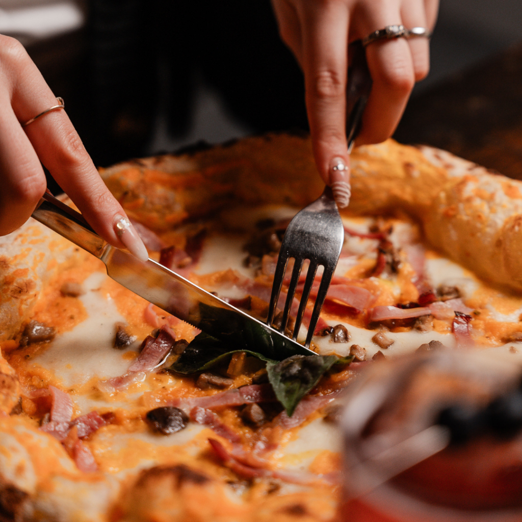 Migliore pizza contemporanea a Bologna con zucca e guanciale