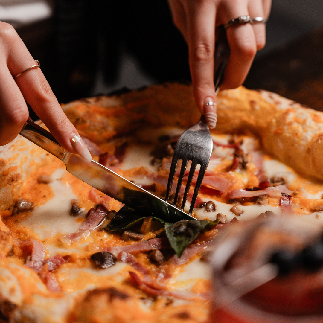 Migliore pizza contemporanea a Bologna con zucca e guanciale